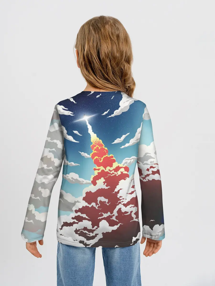 Детский лонгслив / Ракета | SpaceX