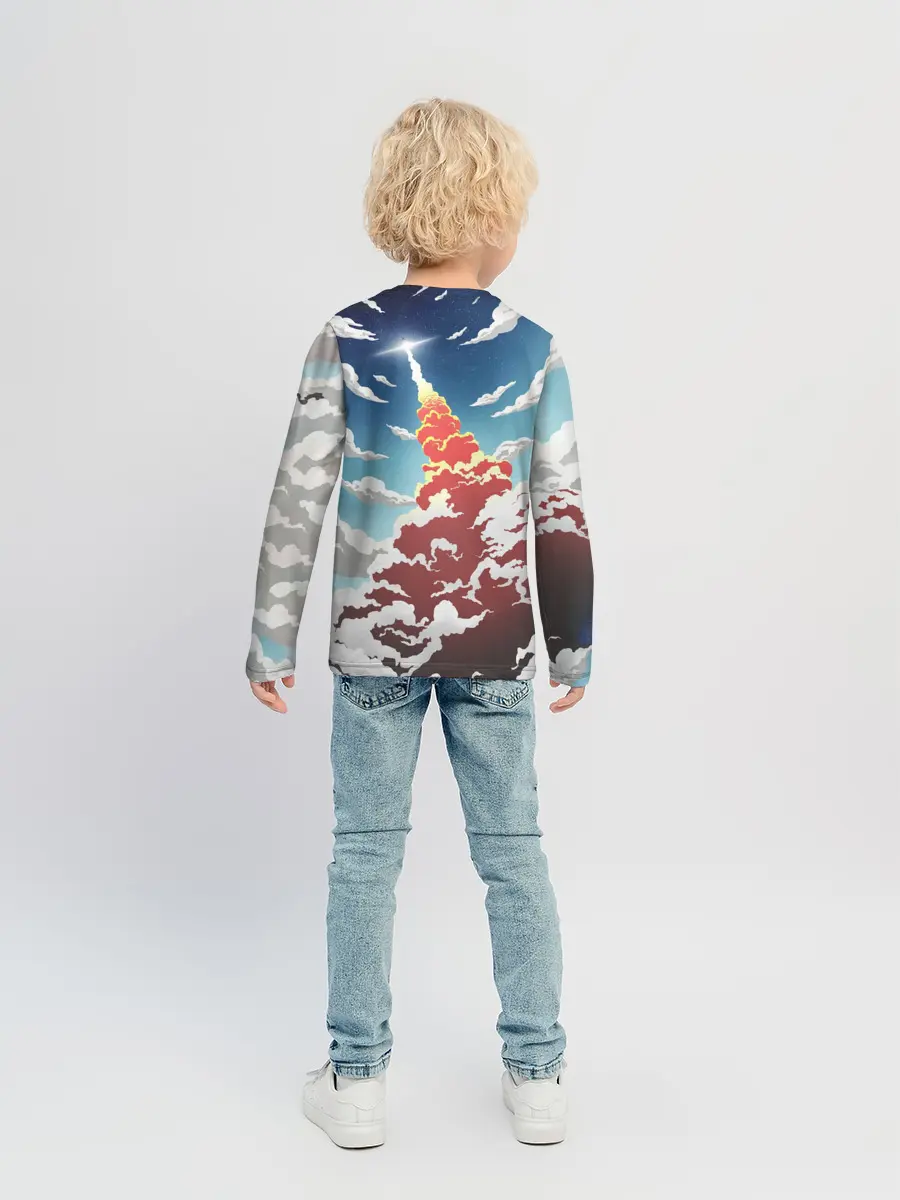 Детский лонгслив / Ракета | SpaceX