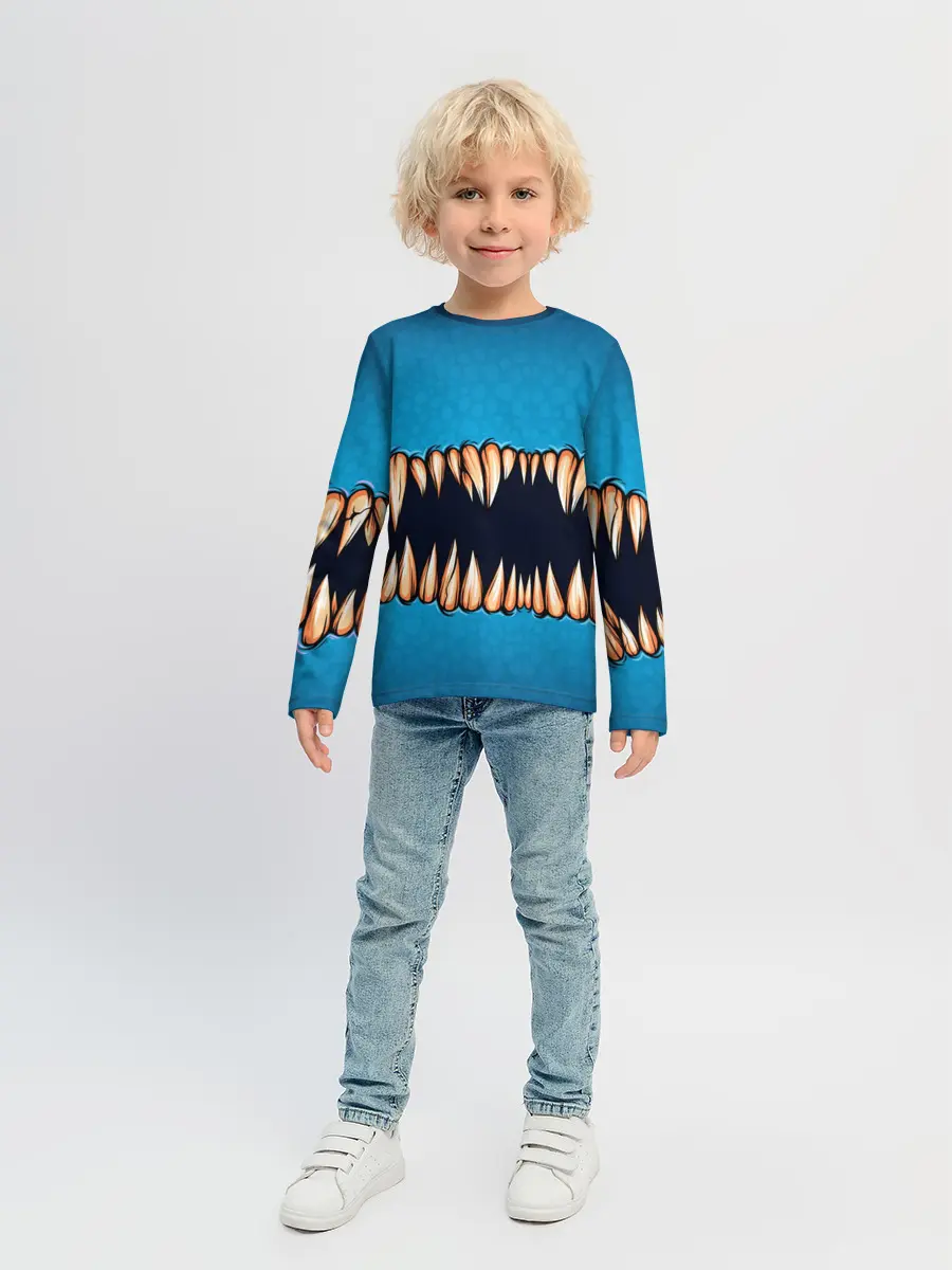 Детский лонгслив / Зубастая коллекция