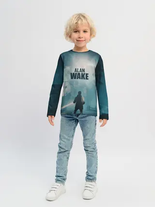 Детский лонгслив / Алан Уэйк арт