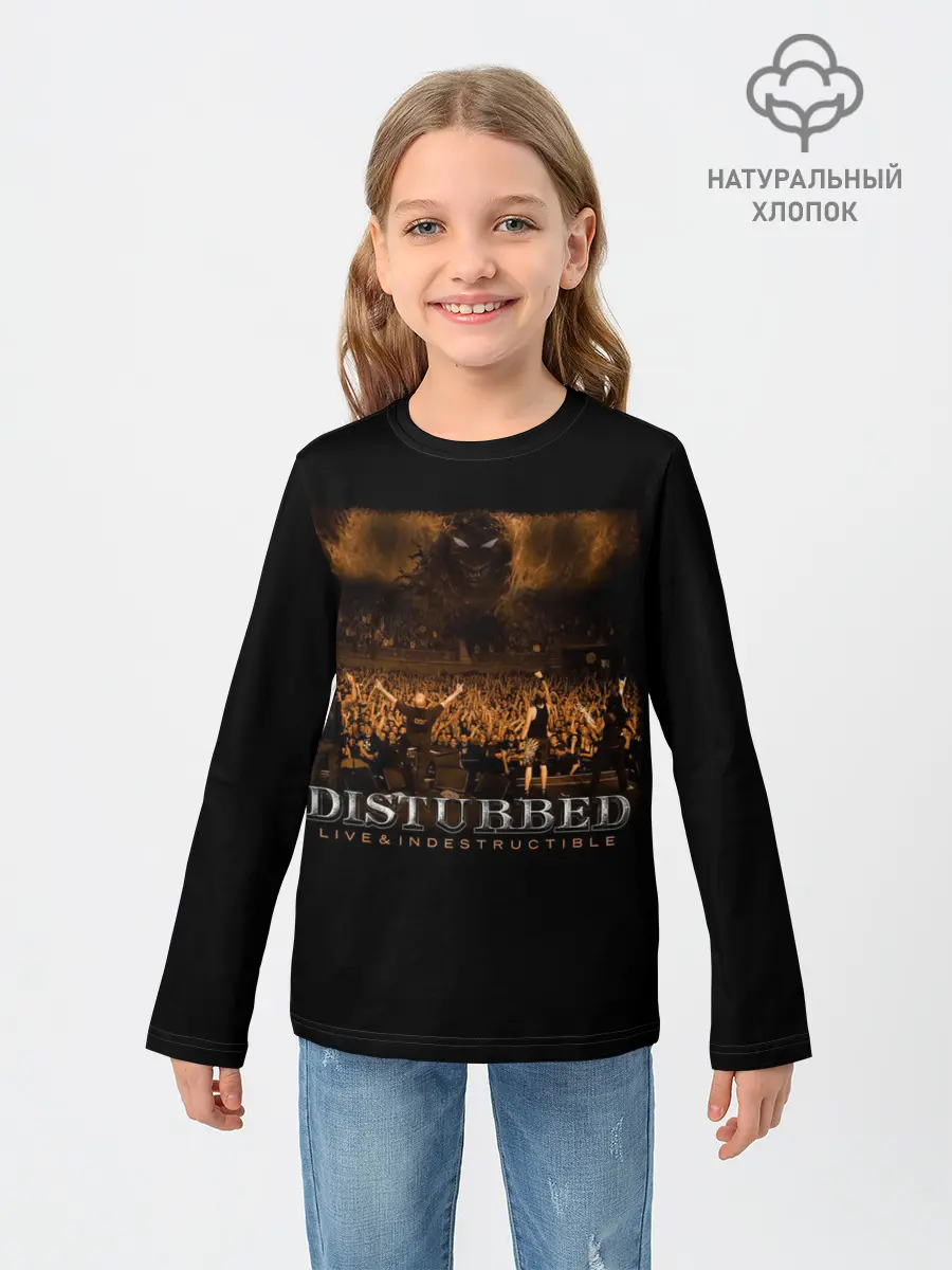 Детский лонгслив / Live & Indestructible -
