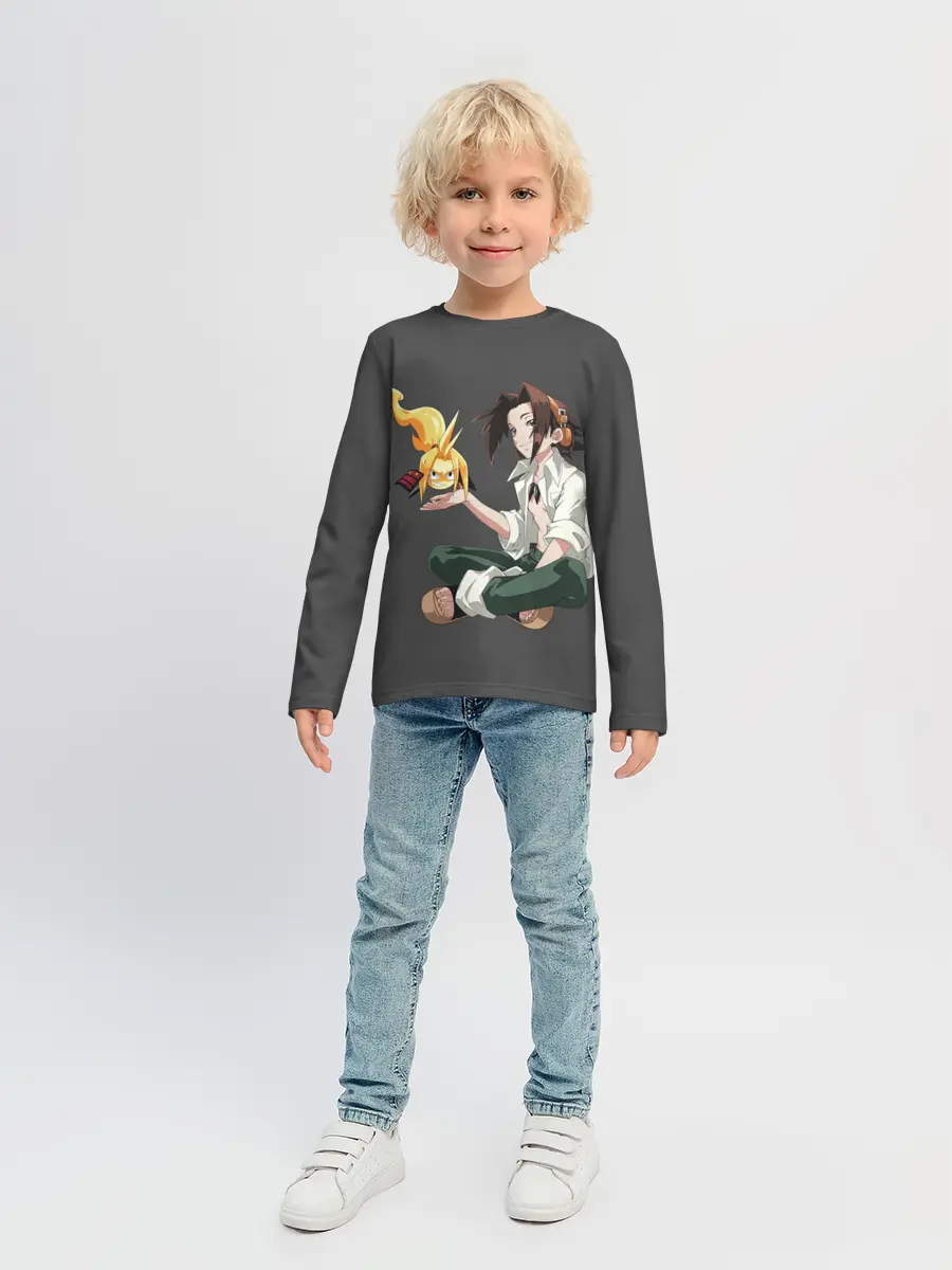 Детский лонгслив / Веслый Йо