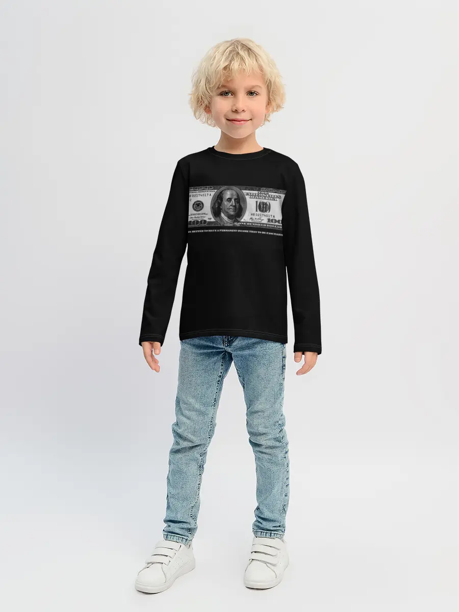 Детский лонгслив / One hundred dollars