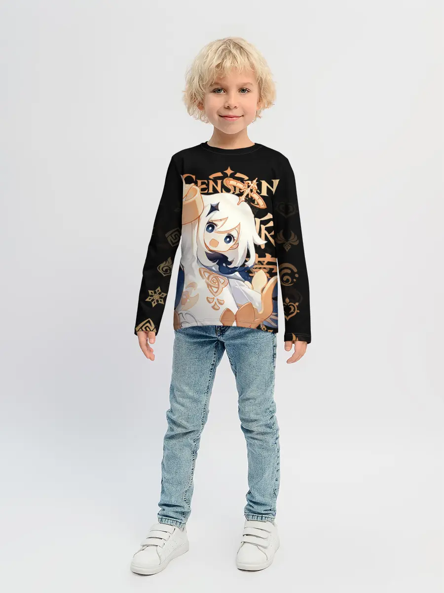 Детский лонгслив / Паймон / Genshin Impact