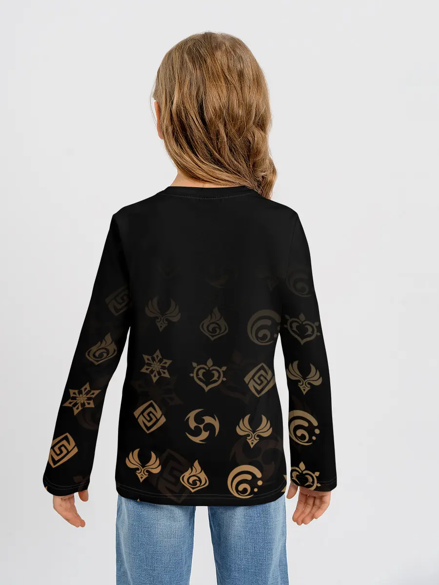 Детский лонгслив / Паймон / Genshin Impact