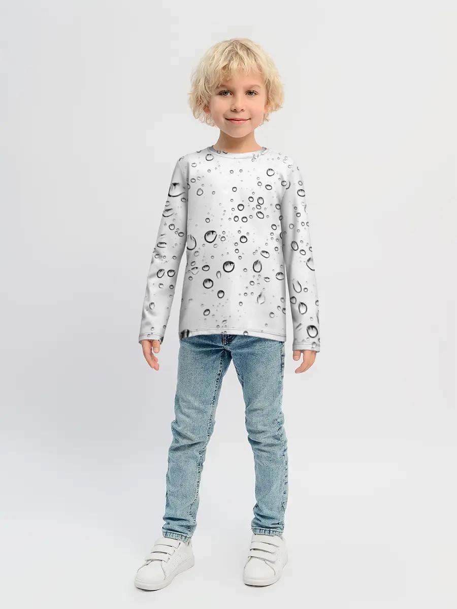 Детский лонгслив / Утренний дождь