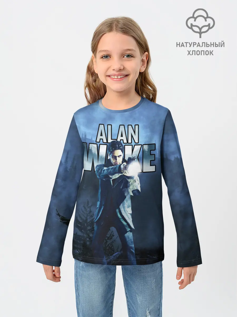 Детский лонгслив / Alan Wake / Алан Уэйк
