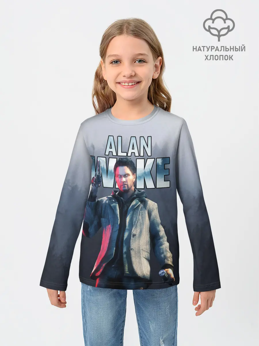 Детский лонгслив / Алан Уэйк / Alan Wake