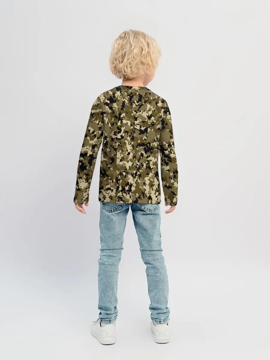 Детский лонгслив / Домашний танкист