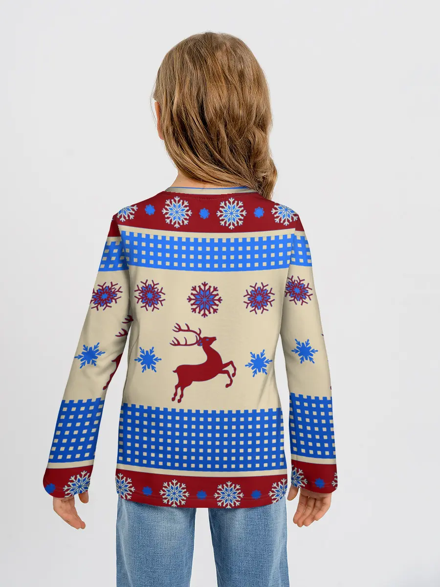 Детский лонгслив / Новогодняя 2022