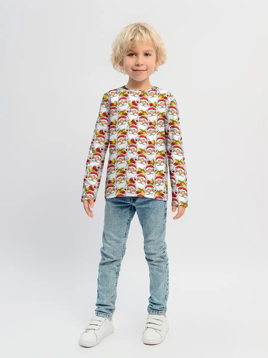 Детский лонгслив / Дед Мороз