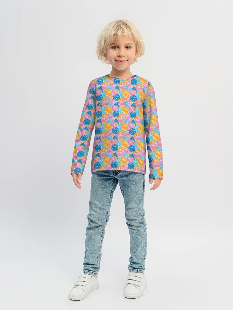 Детский лонгслив / Новогодние Ёлочные Шары