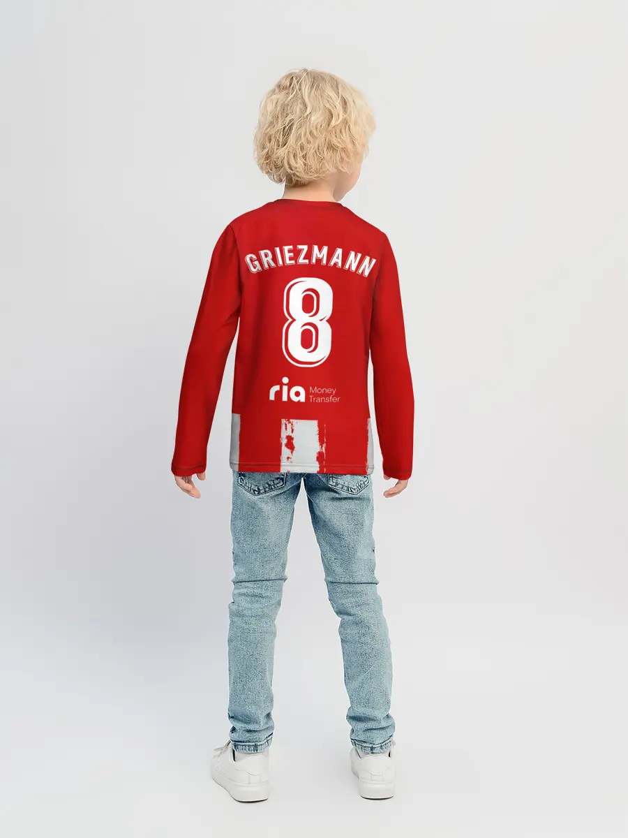 Детский лонгслив / Гризман форма Атлетико Мадрид