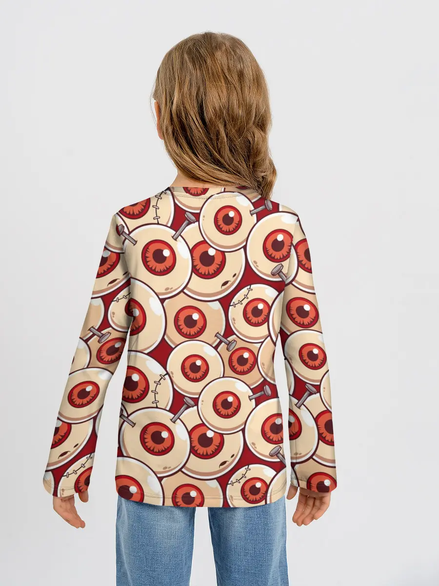 Детский лонгслив / Zombie Глаза