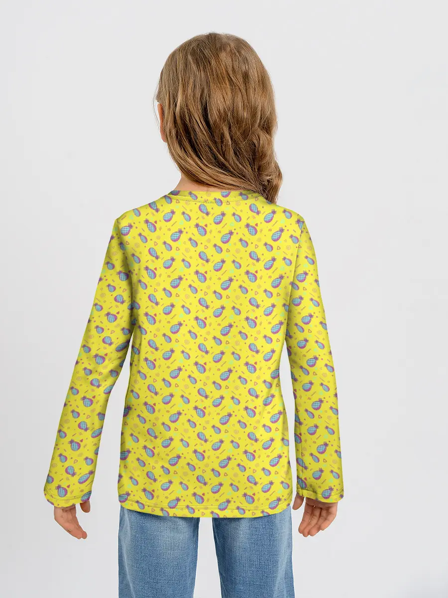 Детский лонгслив / Pineapple Pattern