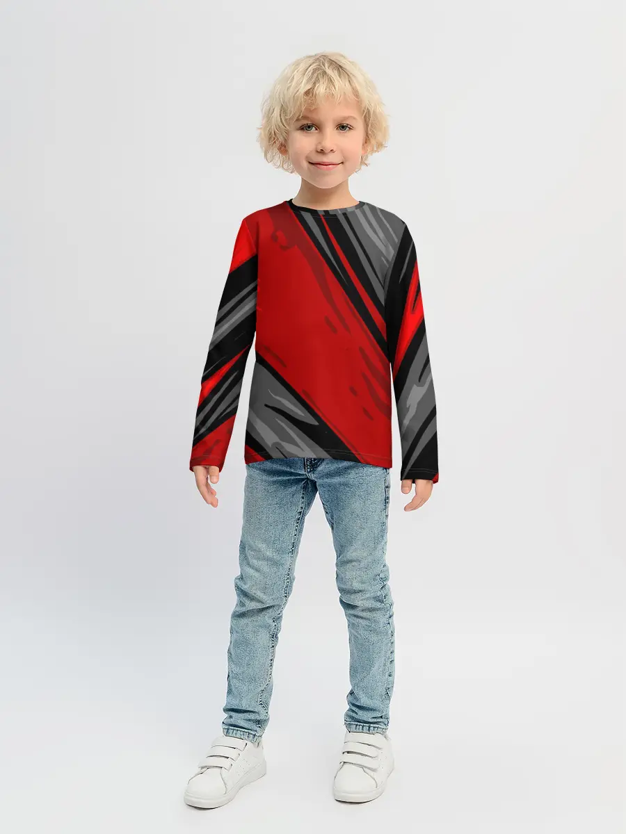 Детский лонгслив / Сиомбиотический стиль