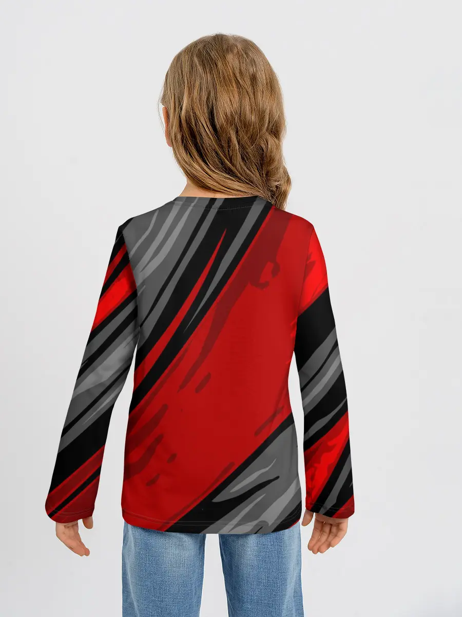 Детский лонгслив / Сиомбиотический стиль