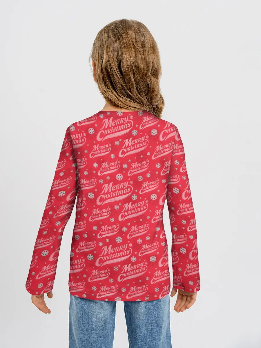 Детский лонгслив / Merry Christmas