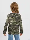 Детский лонгслив / Именной камуфляж Макс