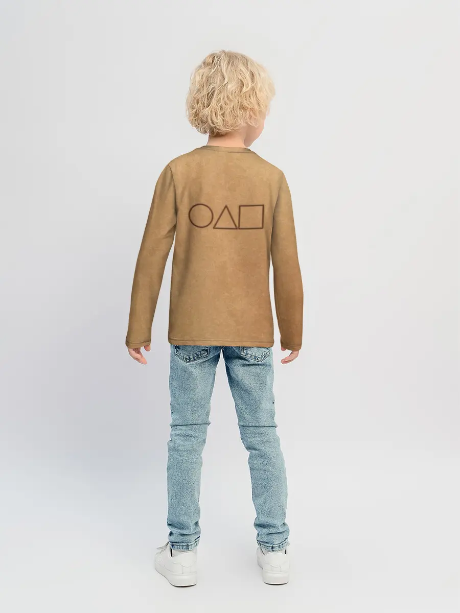 Детский лонгслив / Круг / Игра в кальмара