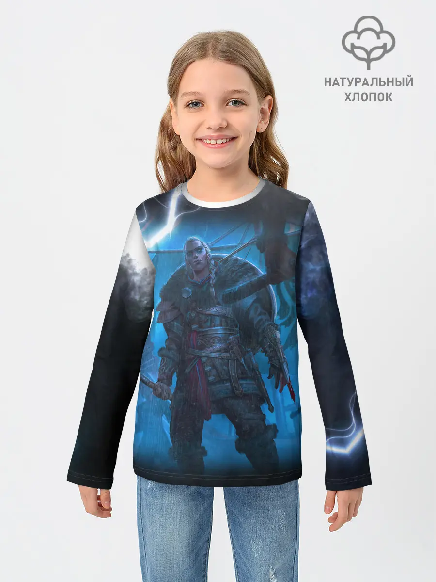 Детский лонгслив / ASSASSINS CREED VALHALLA | ВАЛХАЛЛА