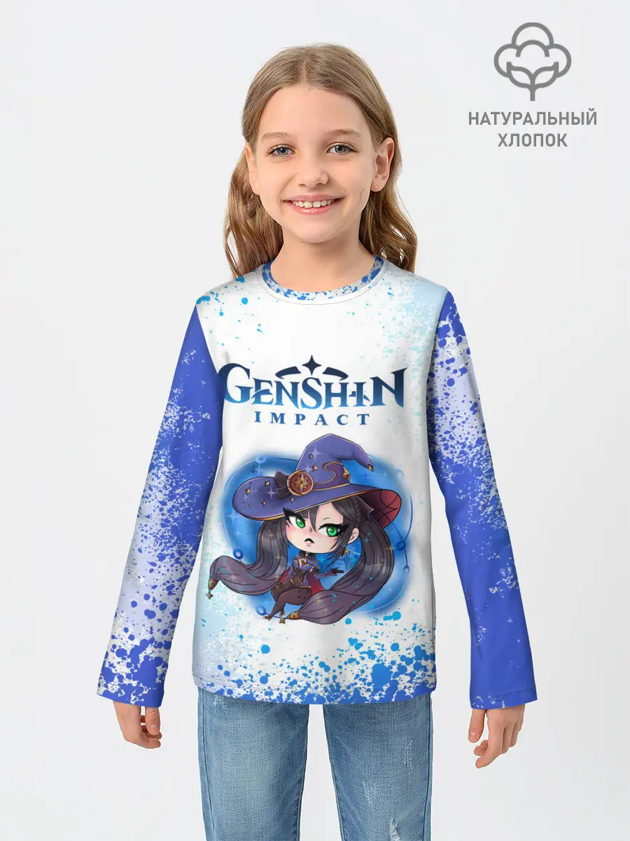 Детский лонгслив / Мона | Геншин Импакт