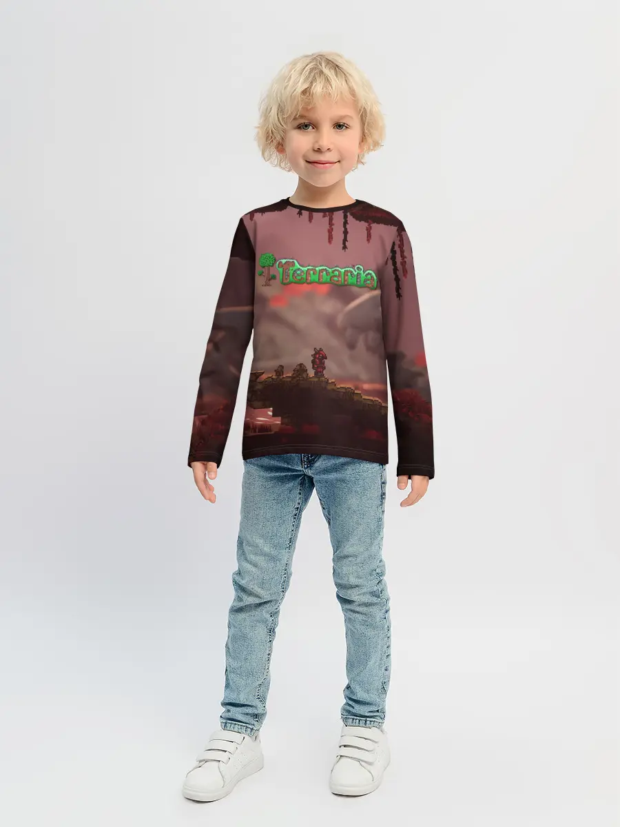 Детский лонгслив / Terraria | Тэррария