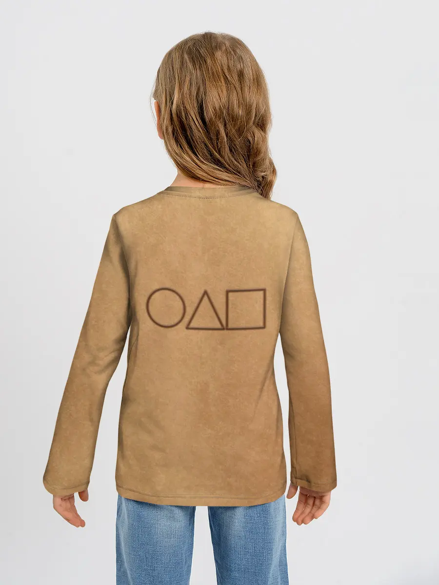 Детский лонгслив / Зонтик/ Игра в кальмара