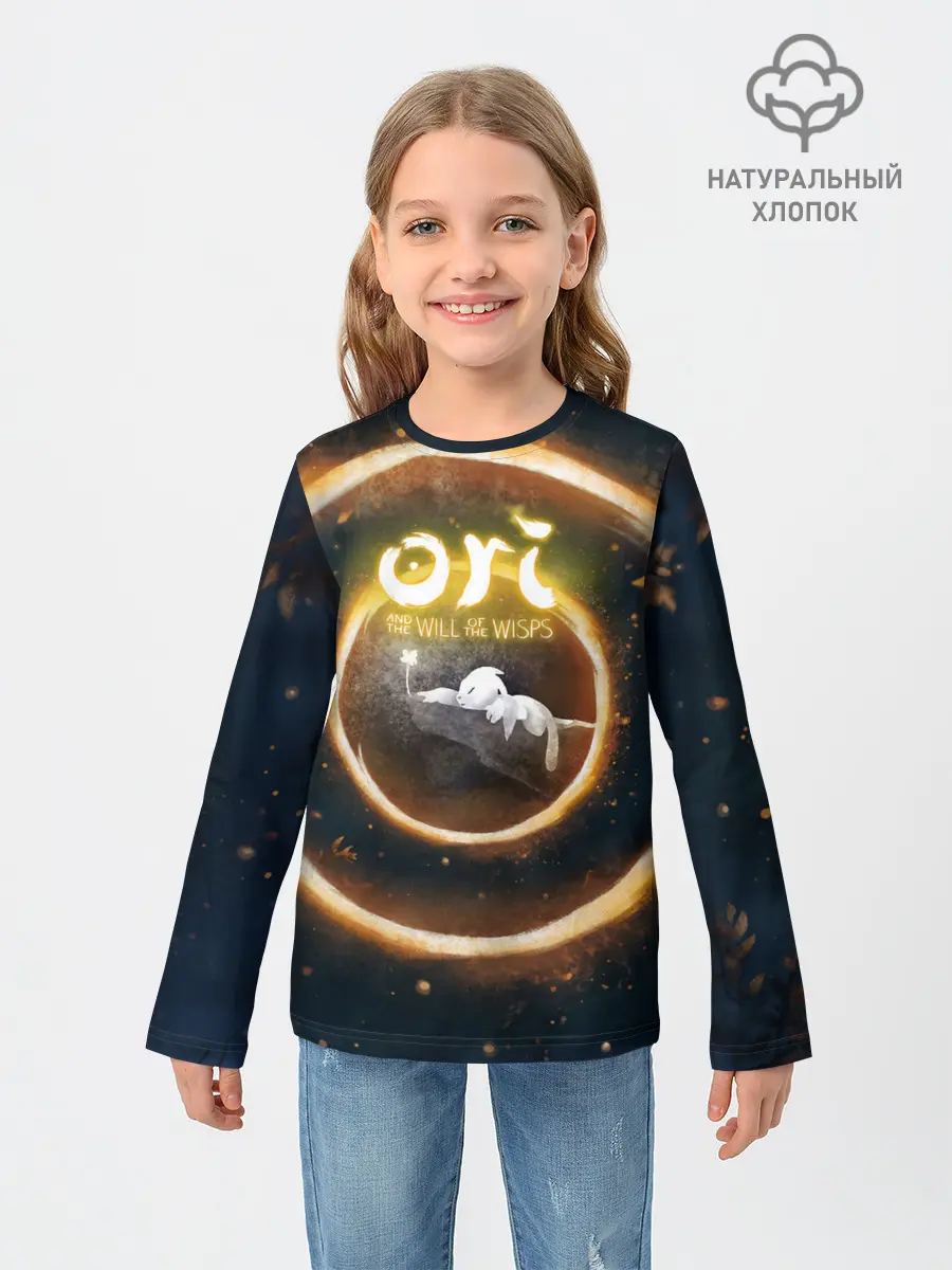 Детский лонгслив / Ori and Flower