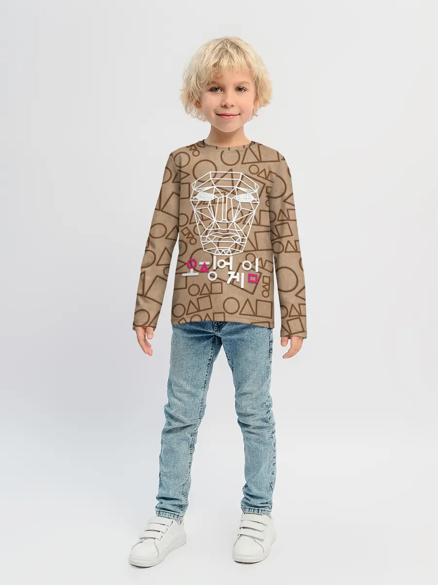 Детский лонгслив / Распорядитель / Игра в кальмара