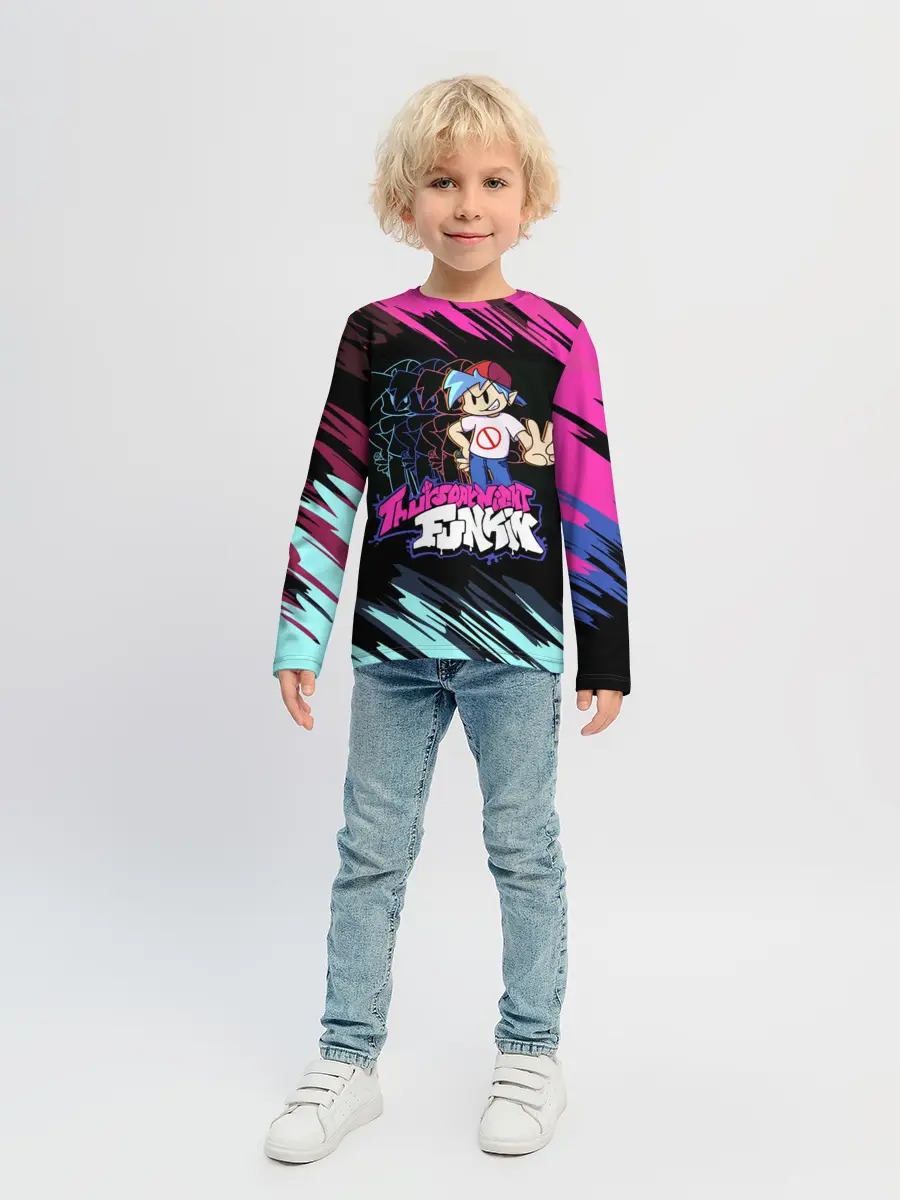 Детский лонгслив / Friday Night Funkin