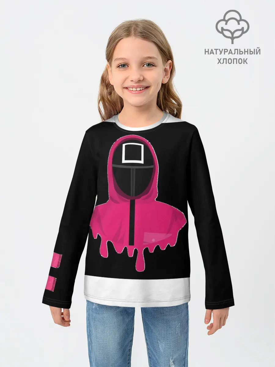 Детский лонгслив / Игра в кальмара - Squid game