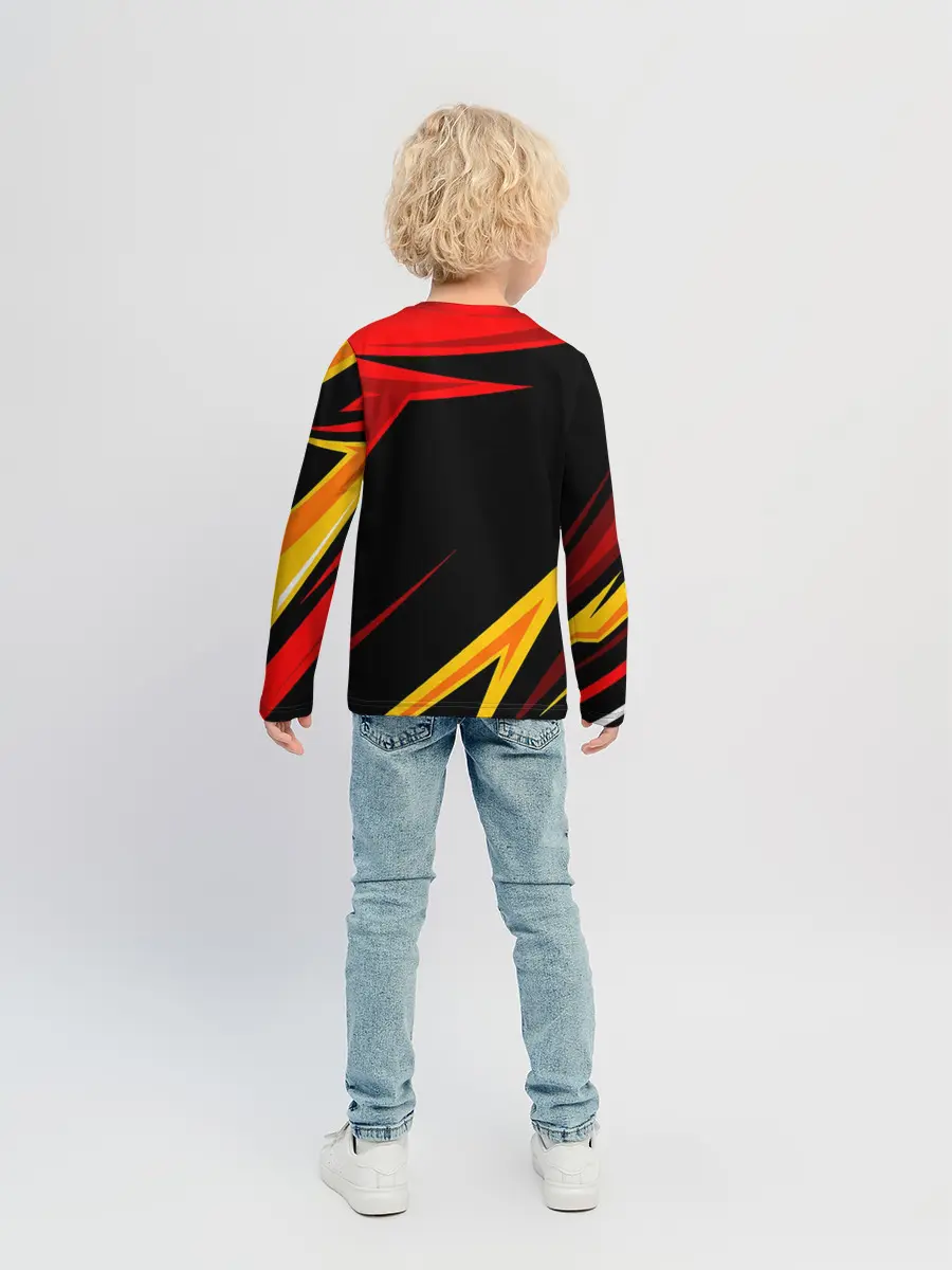 Детский лонгслив / Уникальные линии
