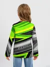 Детский лонгслив / Зеленые линии