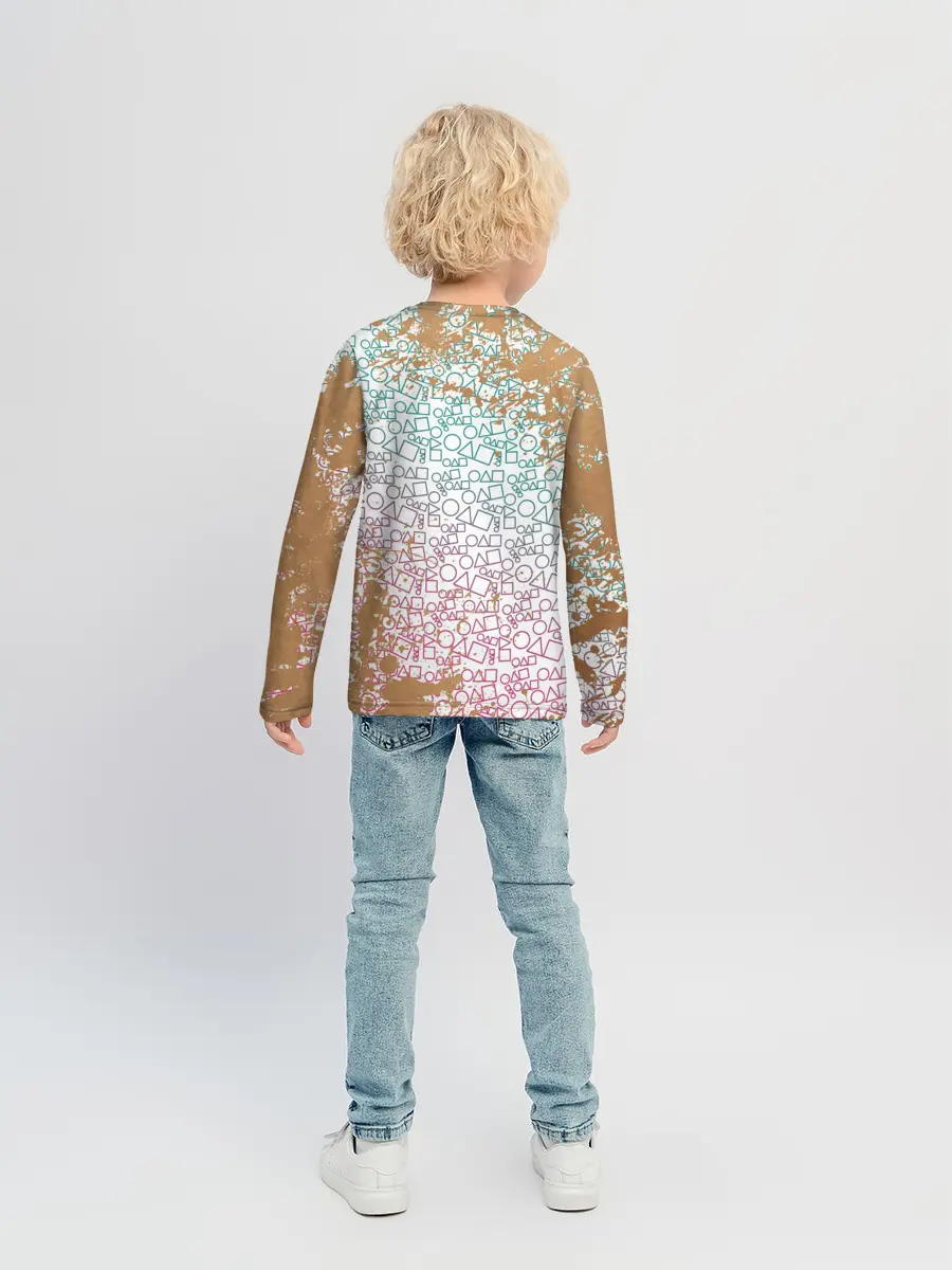 Детский лонгслив / Лого / Игра в кальмара