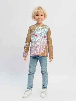 Детский лонгслив / Лого / Игра в кальмара