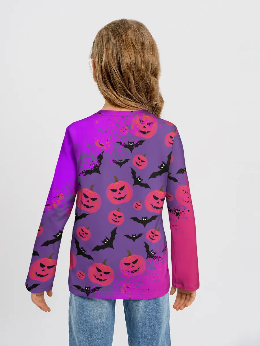 Детский лонгслив / HALLOWEEN NEON