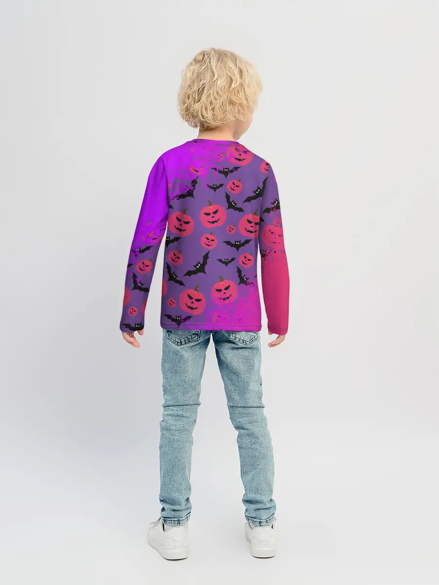 Детский лонгслив / HALLOWEEN NEON