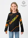 Детский лонгслив / Skoda Gold | Шкода