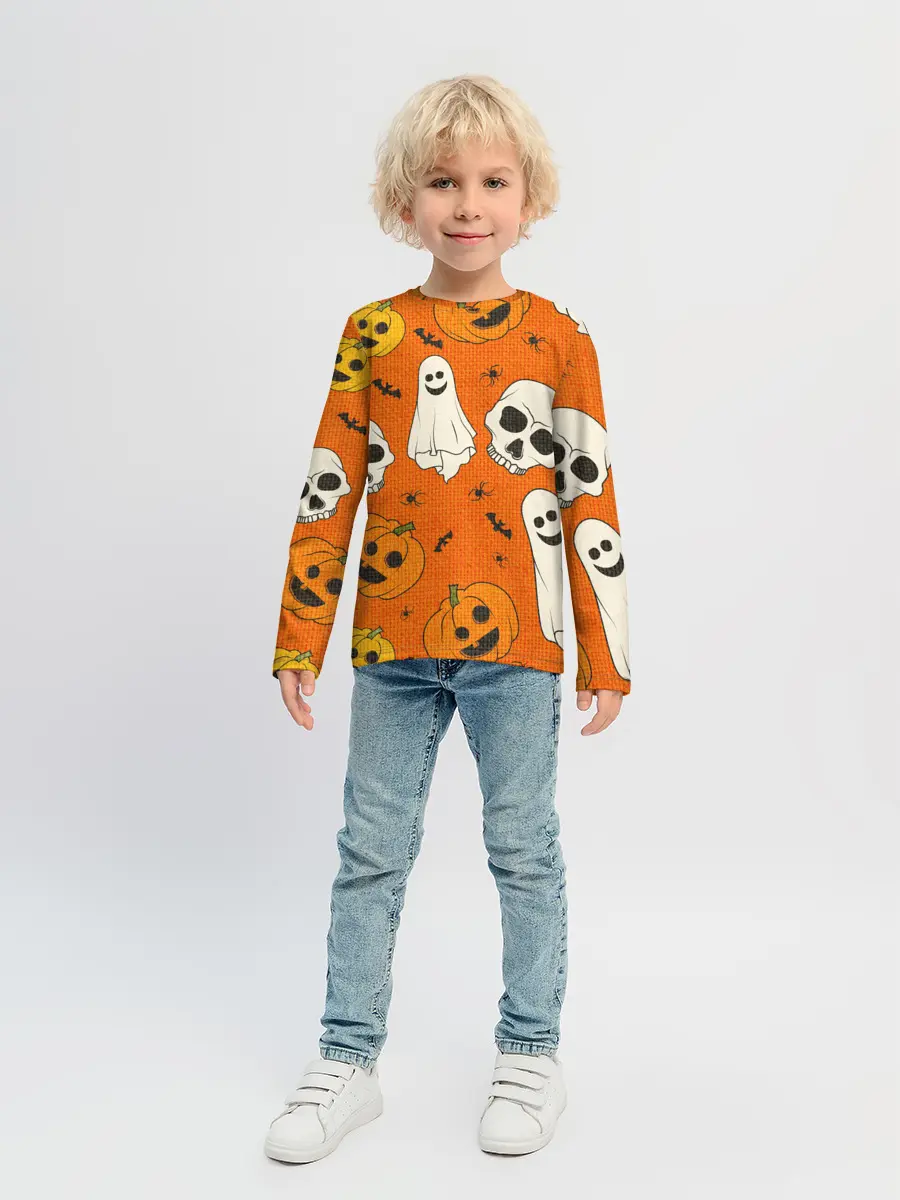 Детский лонгслив / УЖАСТИКИ НА ВЯЗАНКЕ