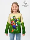 Детский лонгслив / 3DMario