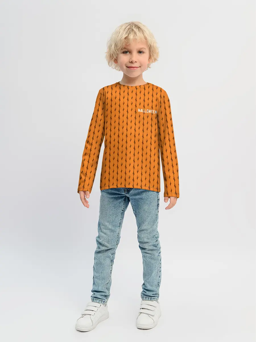 Детский лонгслив / ORANGE ROPE HALLOWEEN