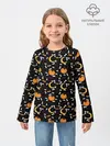 Детский лонгслив / Patern Halloween 5