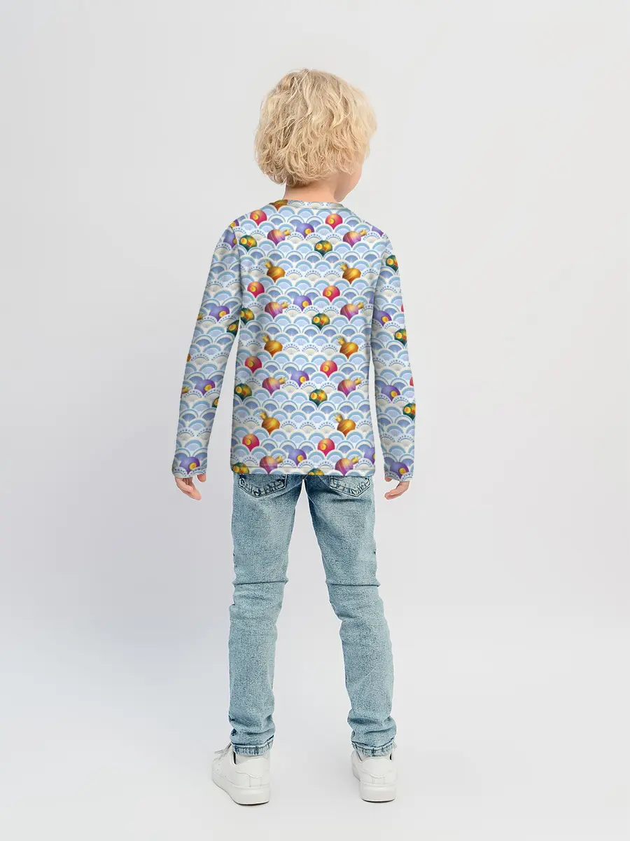 Детский лонгслив / Праздничные Игрушки