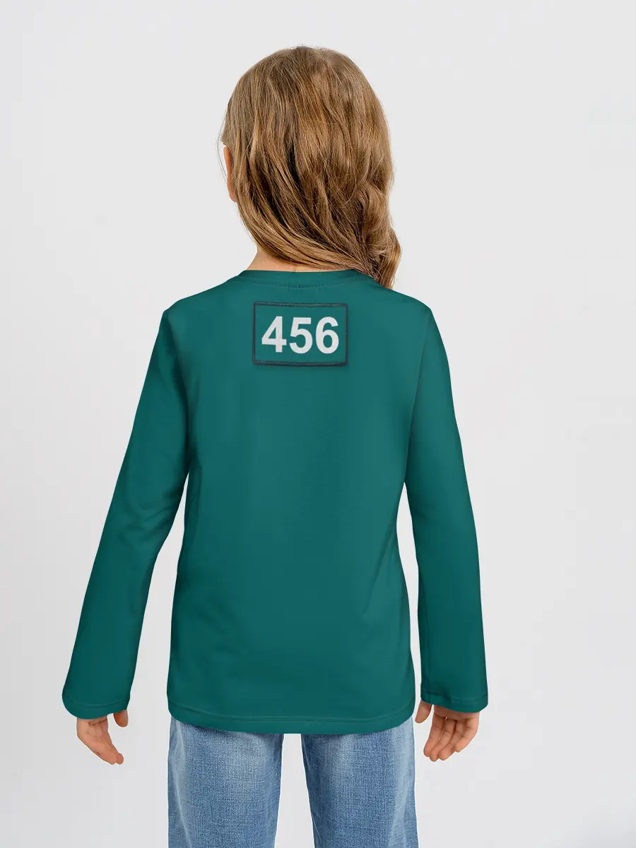 Детский лонгслив / Игрок 456.