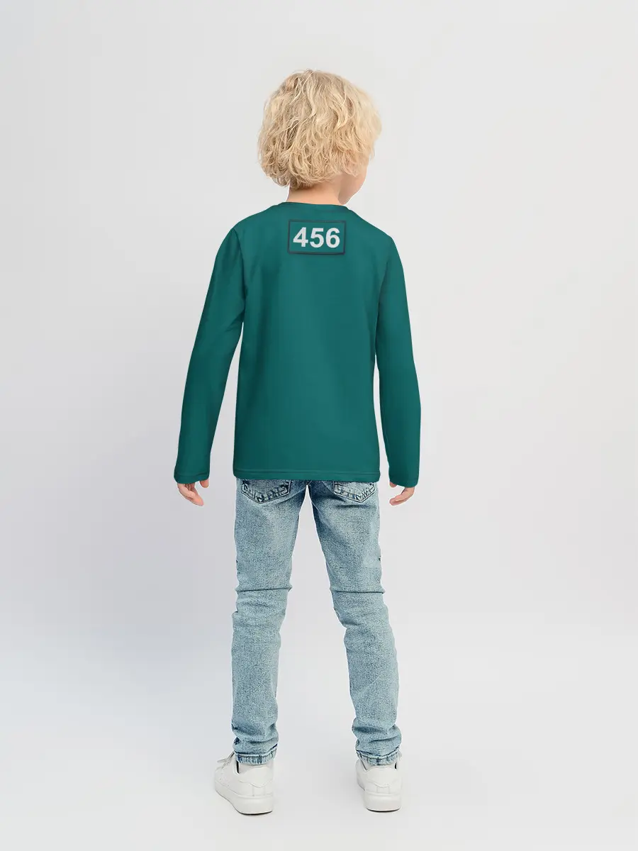 Детский лонгслив / Игрок 456.