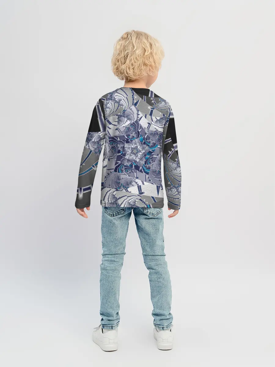 Детский лонгслив / Абстракция 499