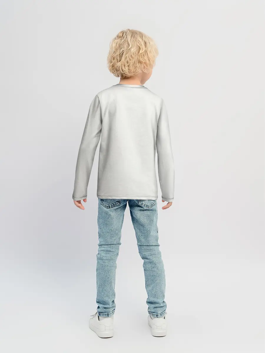 Детский лонгслив / Ариана в зелёном