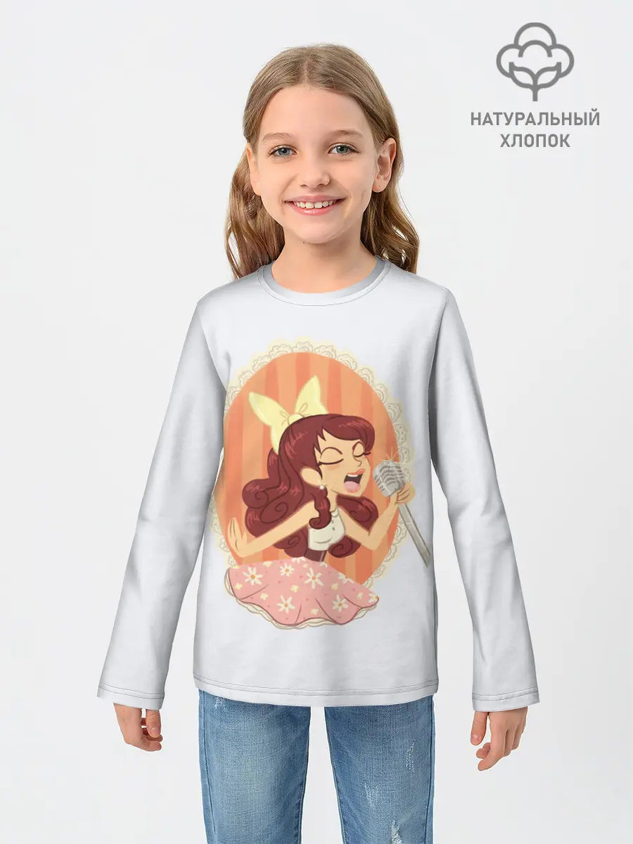Детский лонгслив / Рисунок Арианы