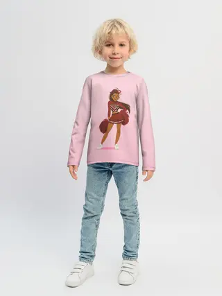 Детский лонгслив / Черлидерша Ариана